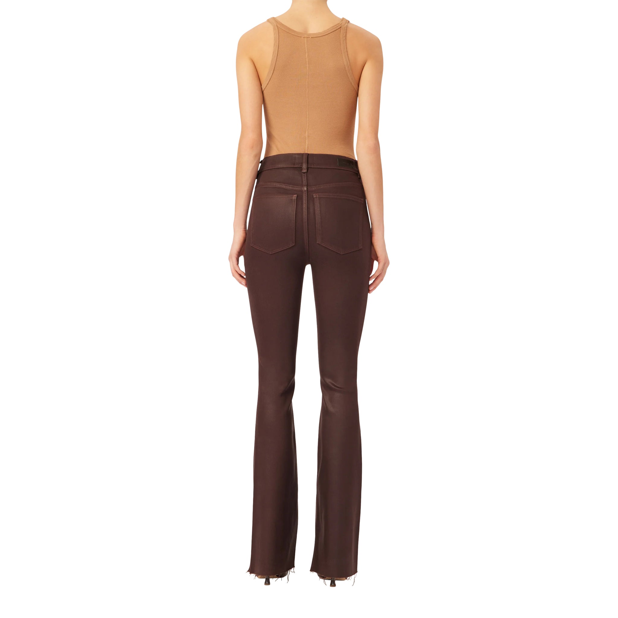 Bridget High Rise Wax Coated Bootcut - Denny's