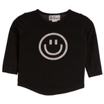 Glitter Smiley Long Sleeve Top - Denny's