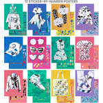 Sticker It Fashion Sticker By Number - Denny's