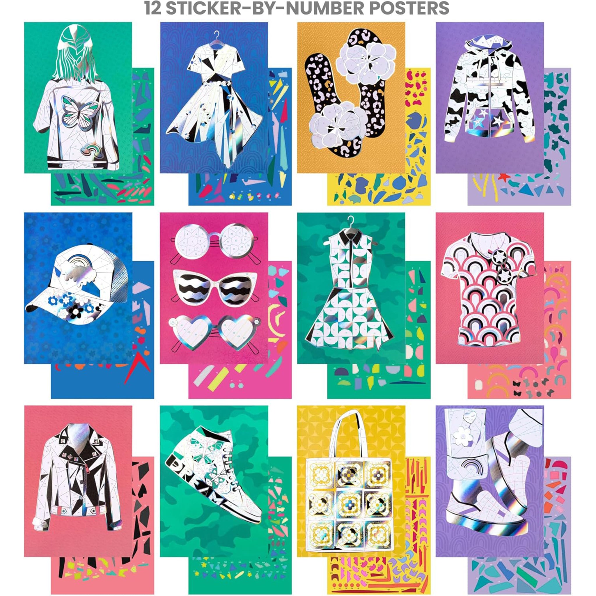 Sticker It Fashion Sticker By Number - Denny's