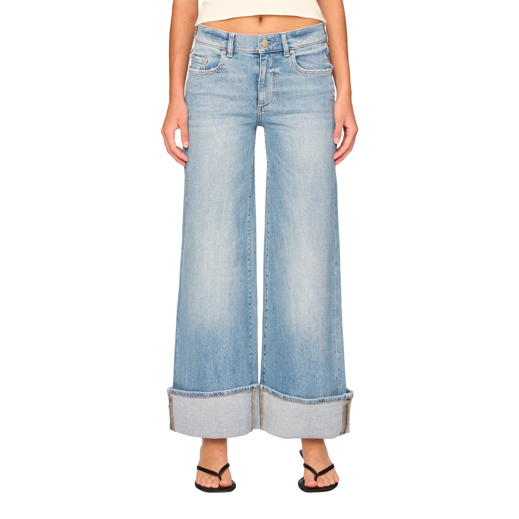 Hepburn Ravello Cuffed Wide Leg Pant - Denny's