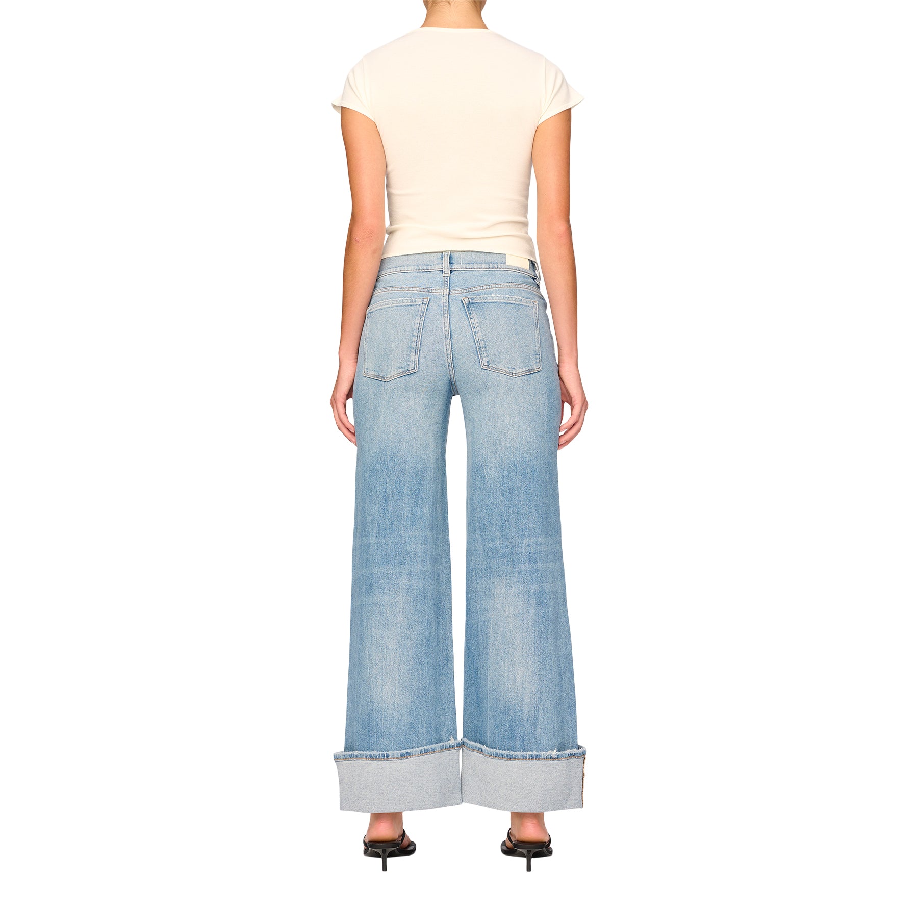 Hepburn Ravello Cuffed Wide Leg Pant - Denny's