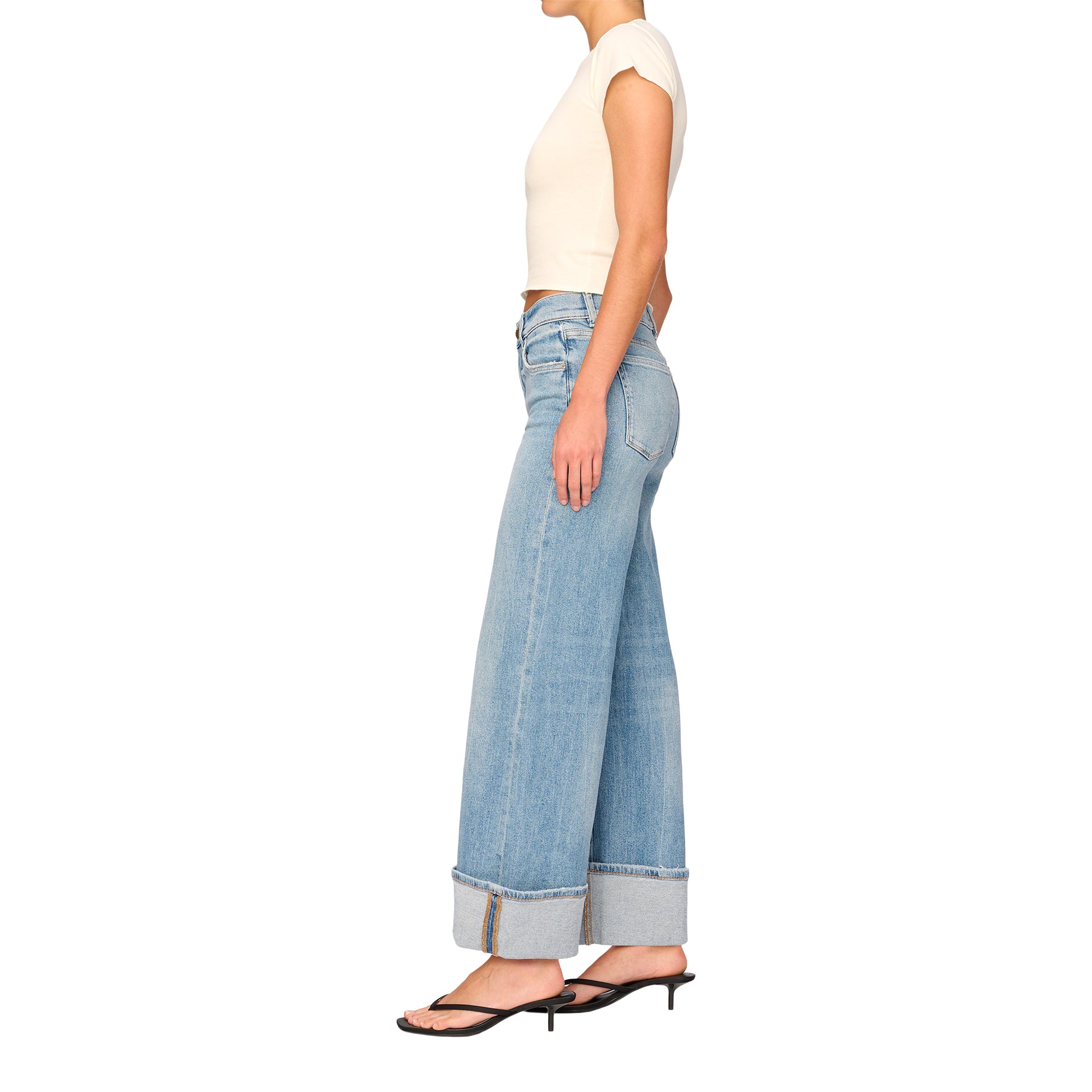 Hepburn Ravello Cuffed Wide Leg Pant - Denny's