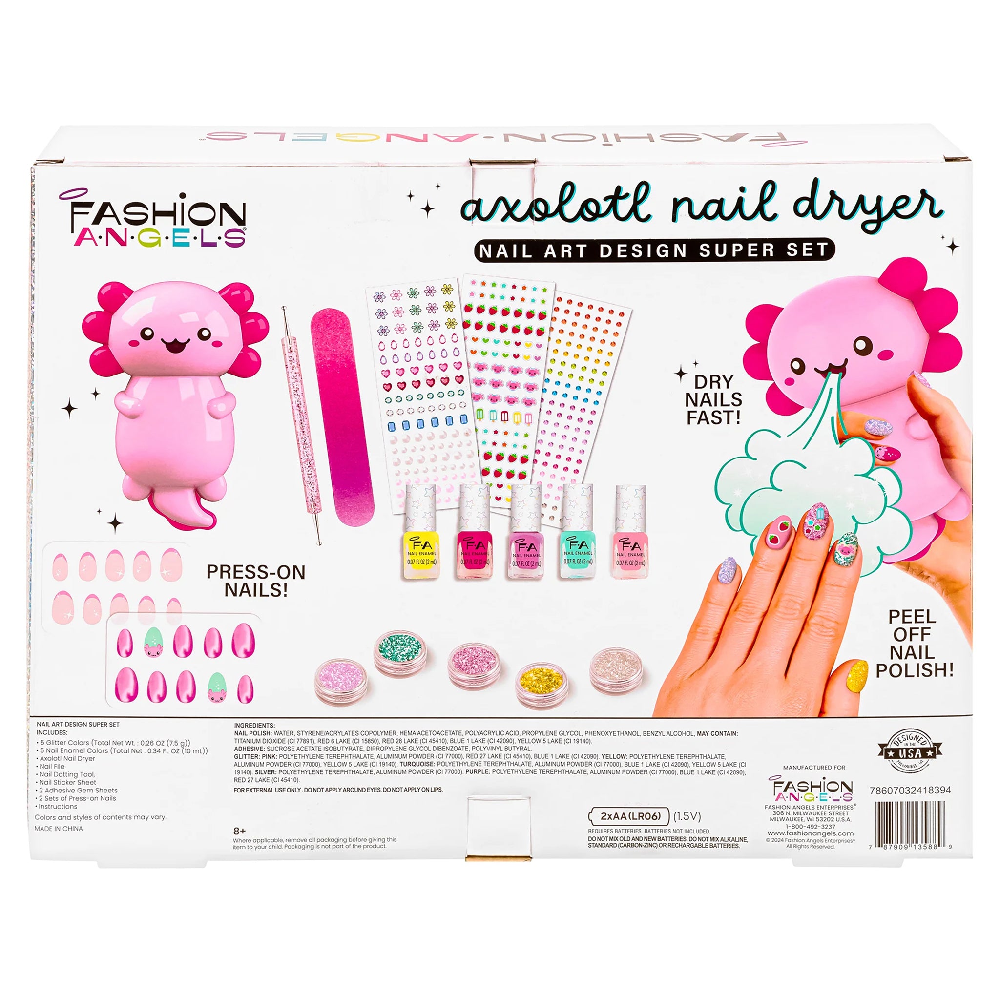 Axolotl Nail Art Design Super Set - Denny's