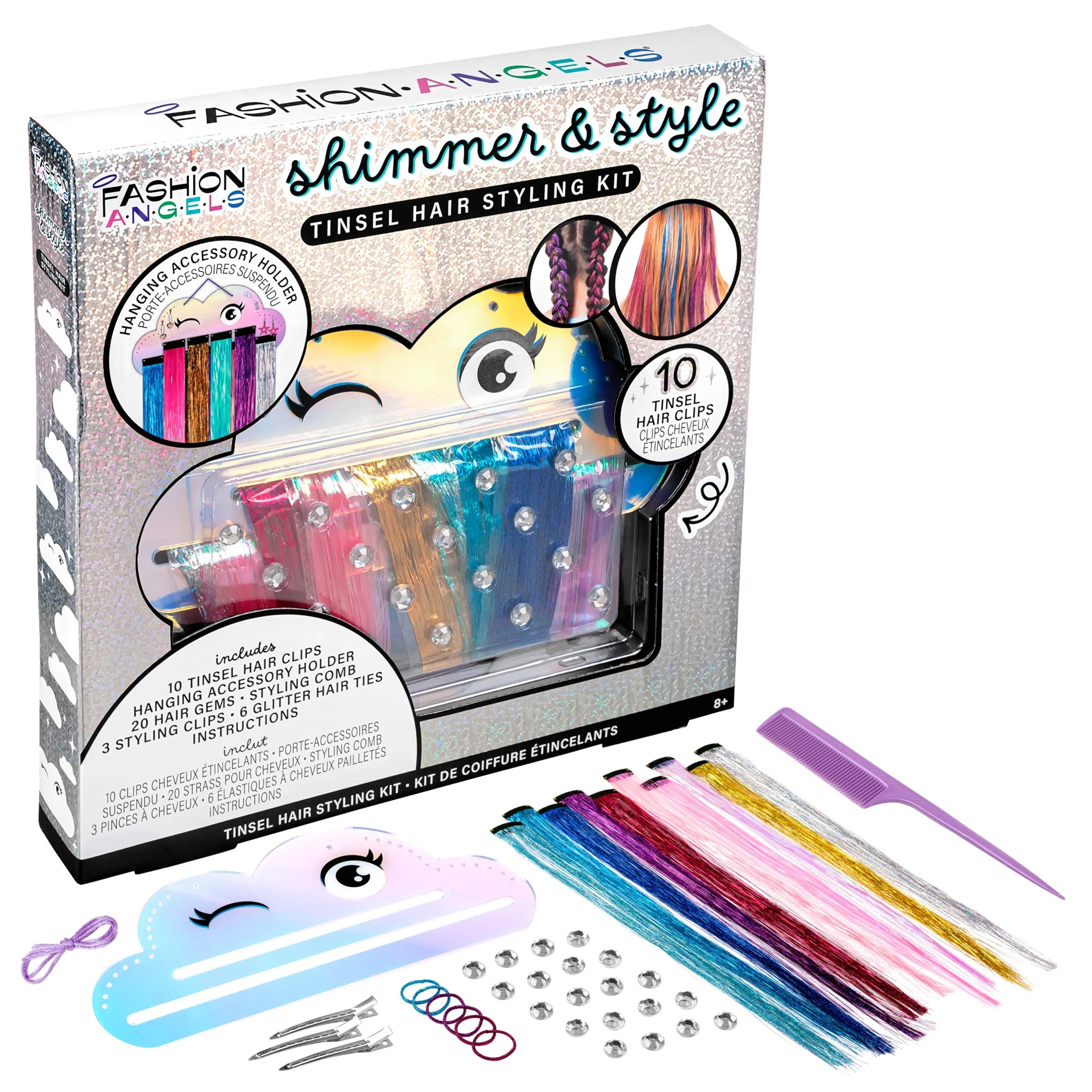 Shimmer & Shine Tinsel Hair Play Kit - Denny's