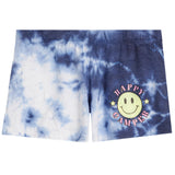 Tie Dye Cloud Short With Happy Camper