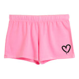 Short With Black Drippy Heart