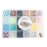 Colorful Rainbow Letter and Charm DIY Bead Box