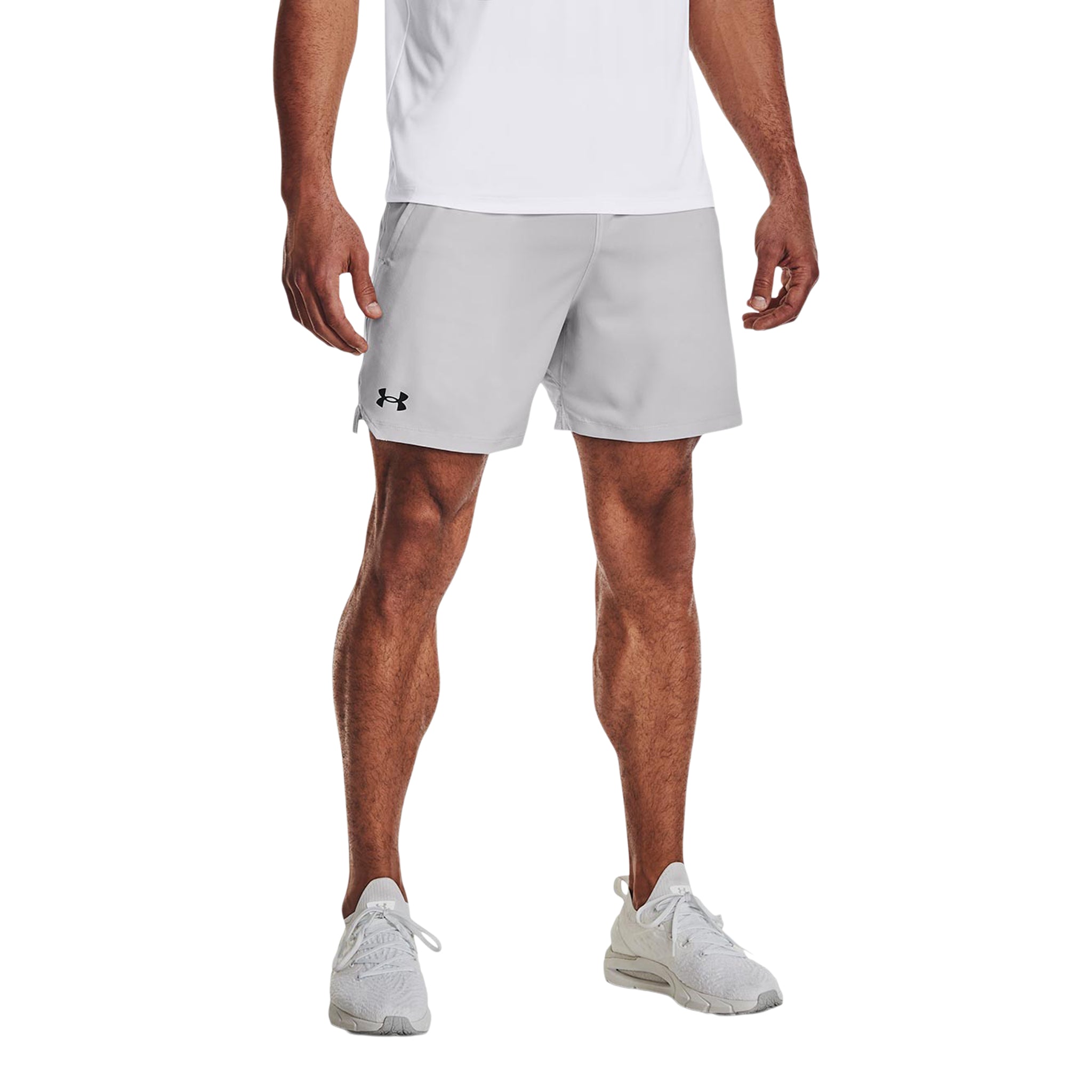 UA Varnish Woven 6" Short - Denny's