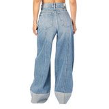Hepburn Springdale Cuffed Low Rise Wide Leg Jean - Denny's