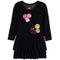 Multi Smilie French Terry Ruffle Dress - Denny's