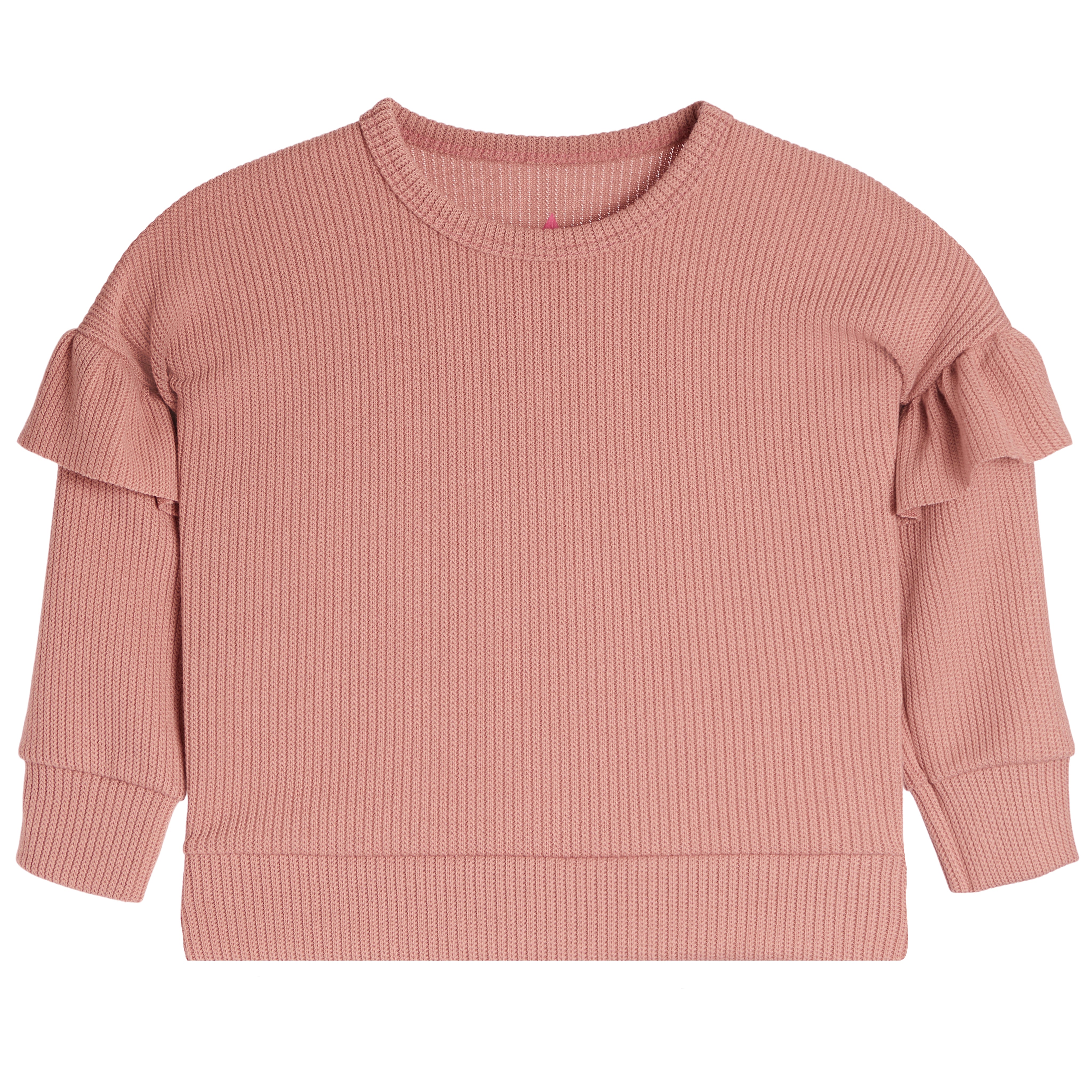 Drop Shoulder Ruffle Top - Denny's