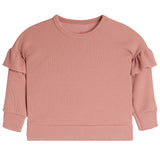 Drop Shoulder Ruffle Top - Denny's