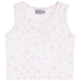 Pink/Blue Ditsy Floral Tank