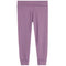 A pair of kids' sweatpants in a dusty purple or mauve color, featuring an elastic waistband and ribbed ankle cuffs, shown against a plain white background.