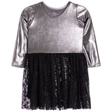 Long Sleeve Tulle Dress - Denny's