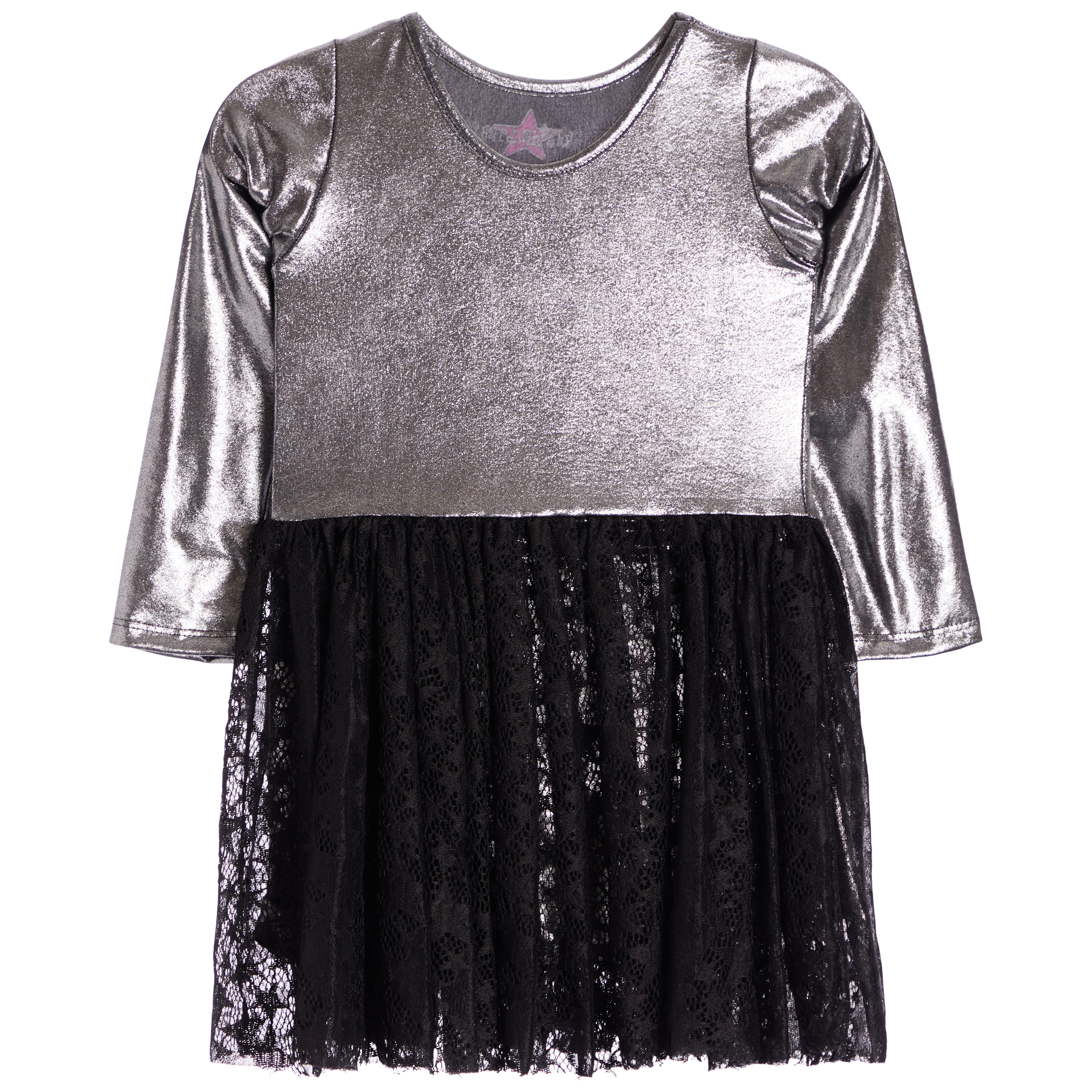 Long Sleeve Tulle Dress - Denny's