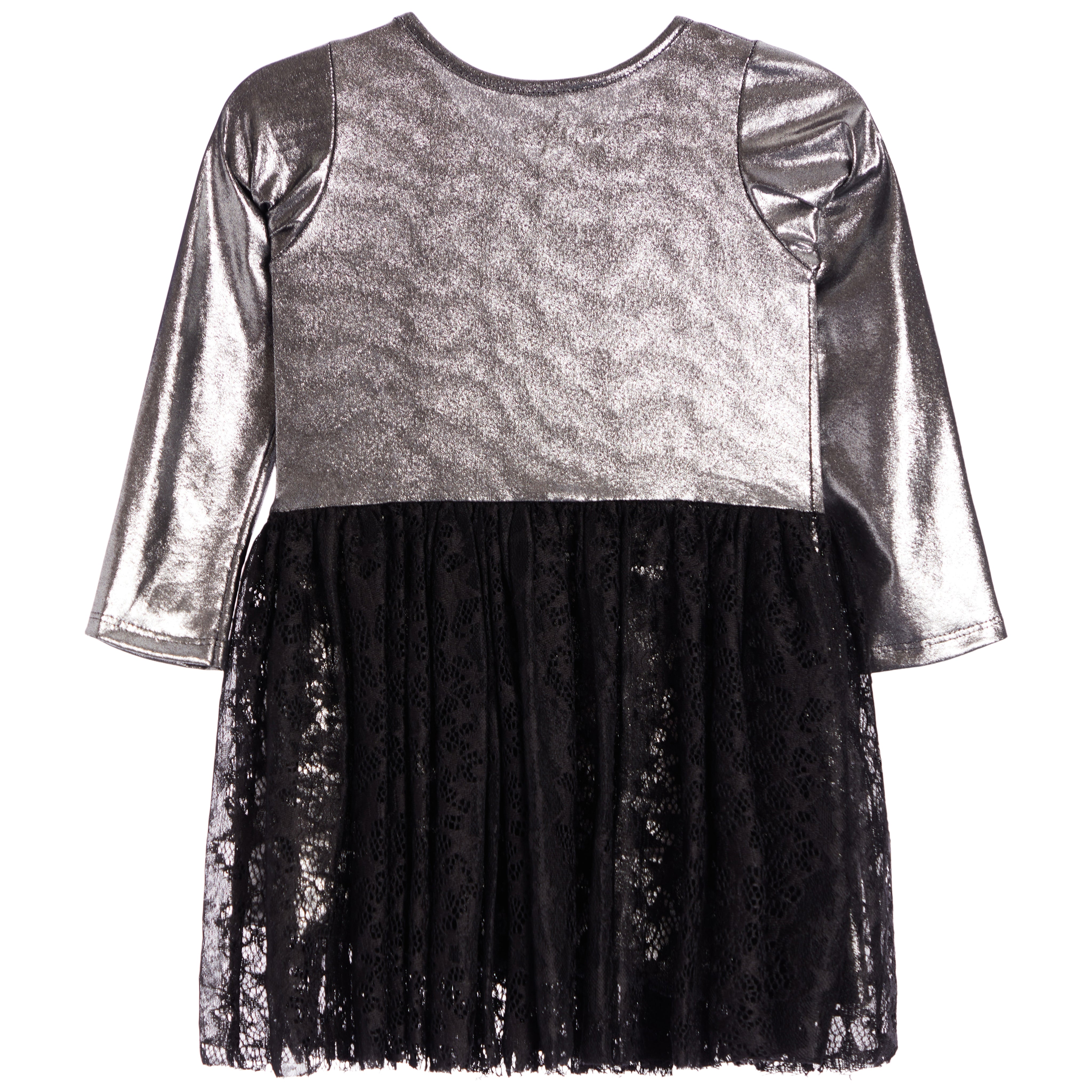 Long Sleeve Tulle Dress - Denny's