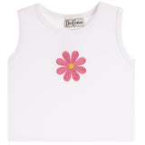 Pink Flower Stone Patch Tank