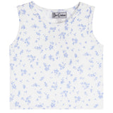 Blue Flowers Ditsy Tank Top