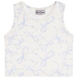 All Over Blue Bow Tank