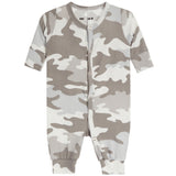 Grey Hacci Camo Union Suit