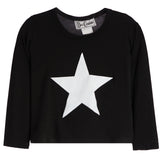 Glitter Star Crop Tee - Denny's