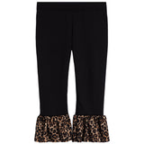 Leopard Ruffle Bottom Legging - Denny's