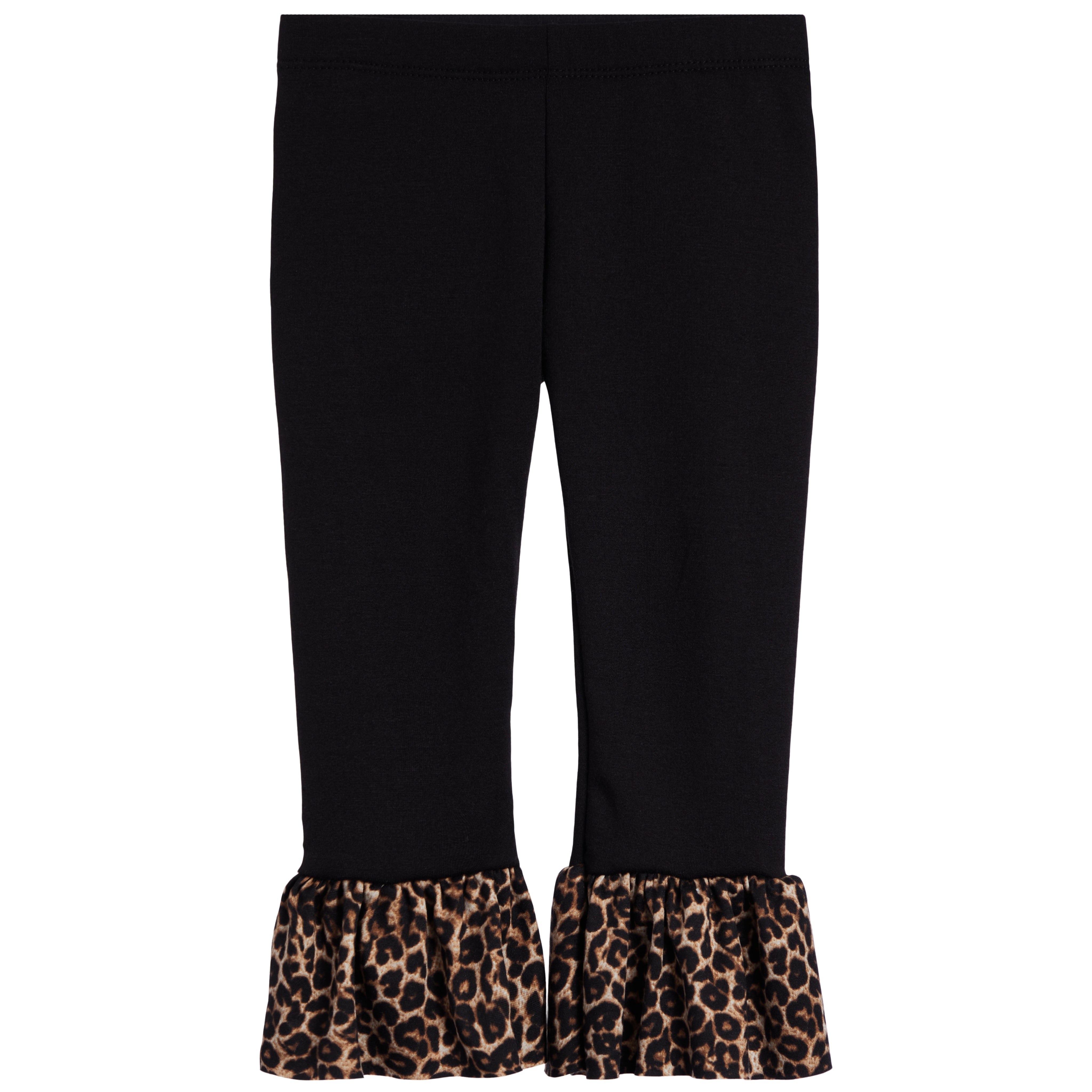 Leopard Ruffle Bottom Legging - Denny's