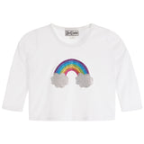 Rainbow Glitter Long Sleeve Shirt - Denny's