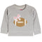 Glitter Bow Football Ruffle Sweatshirt - Denny's
