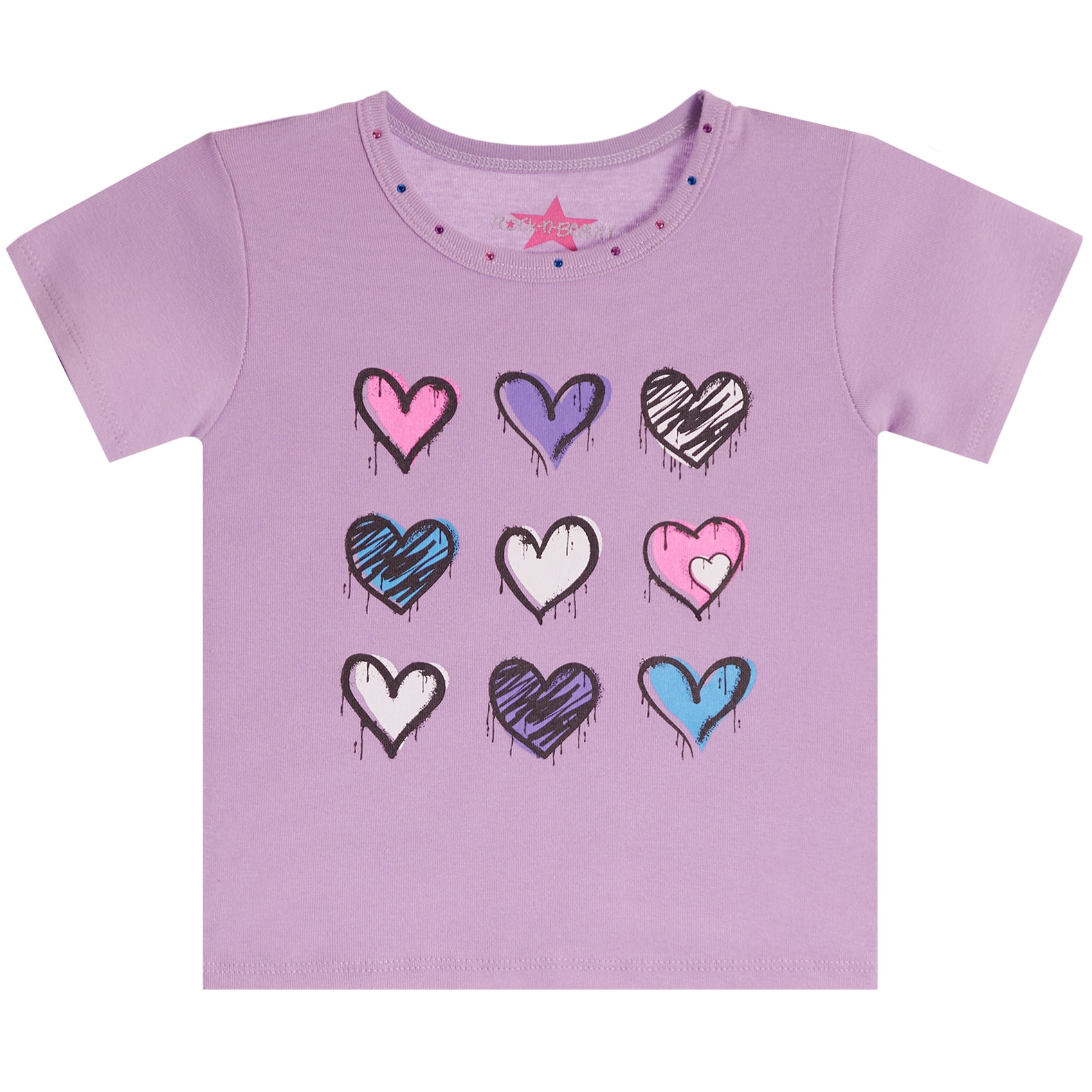 9 Hearts Short Sleeve Tee - Denny's