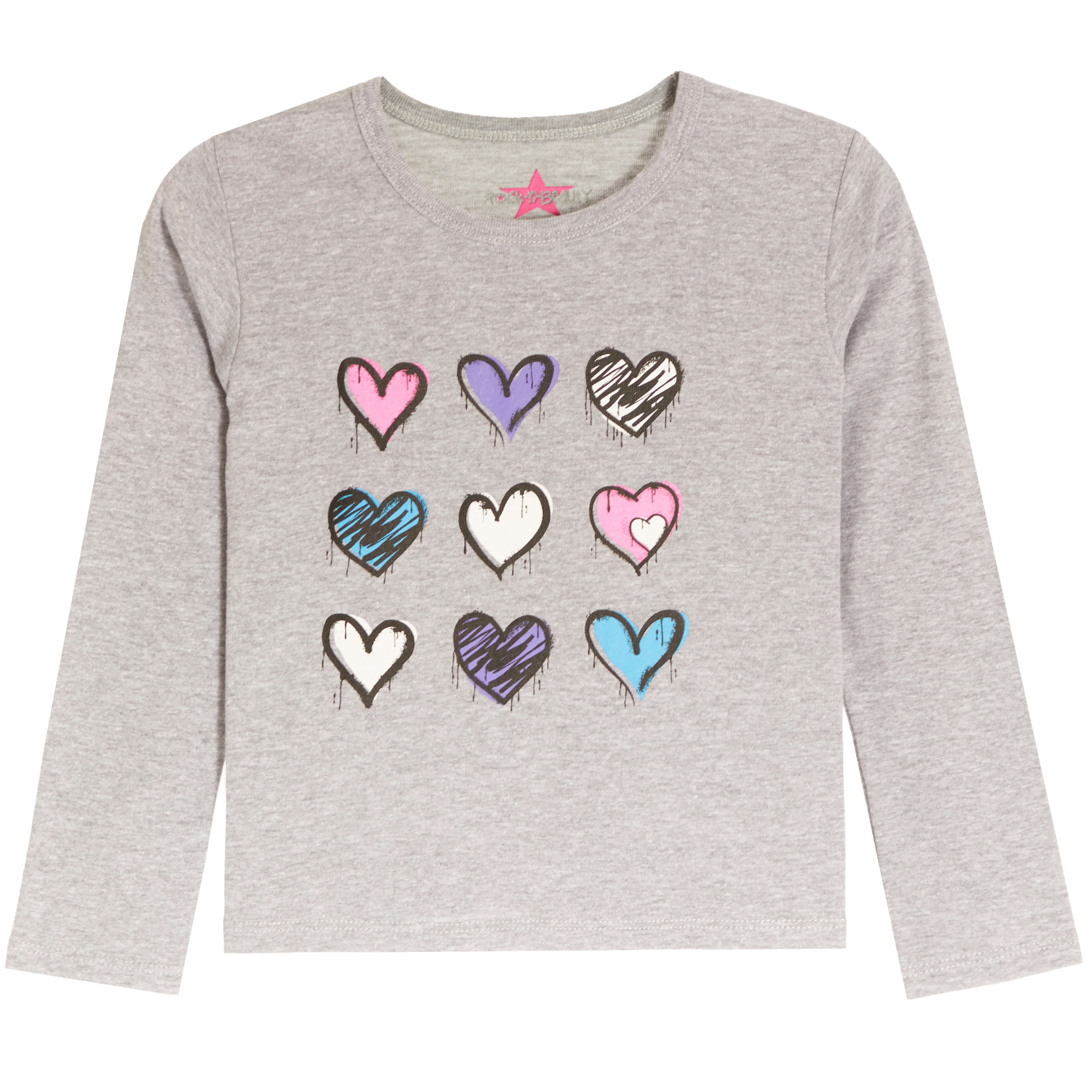 Drippy Hearts Long Sleeve Shirt - Denny's