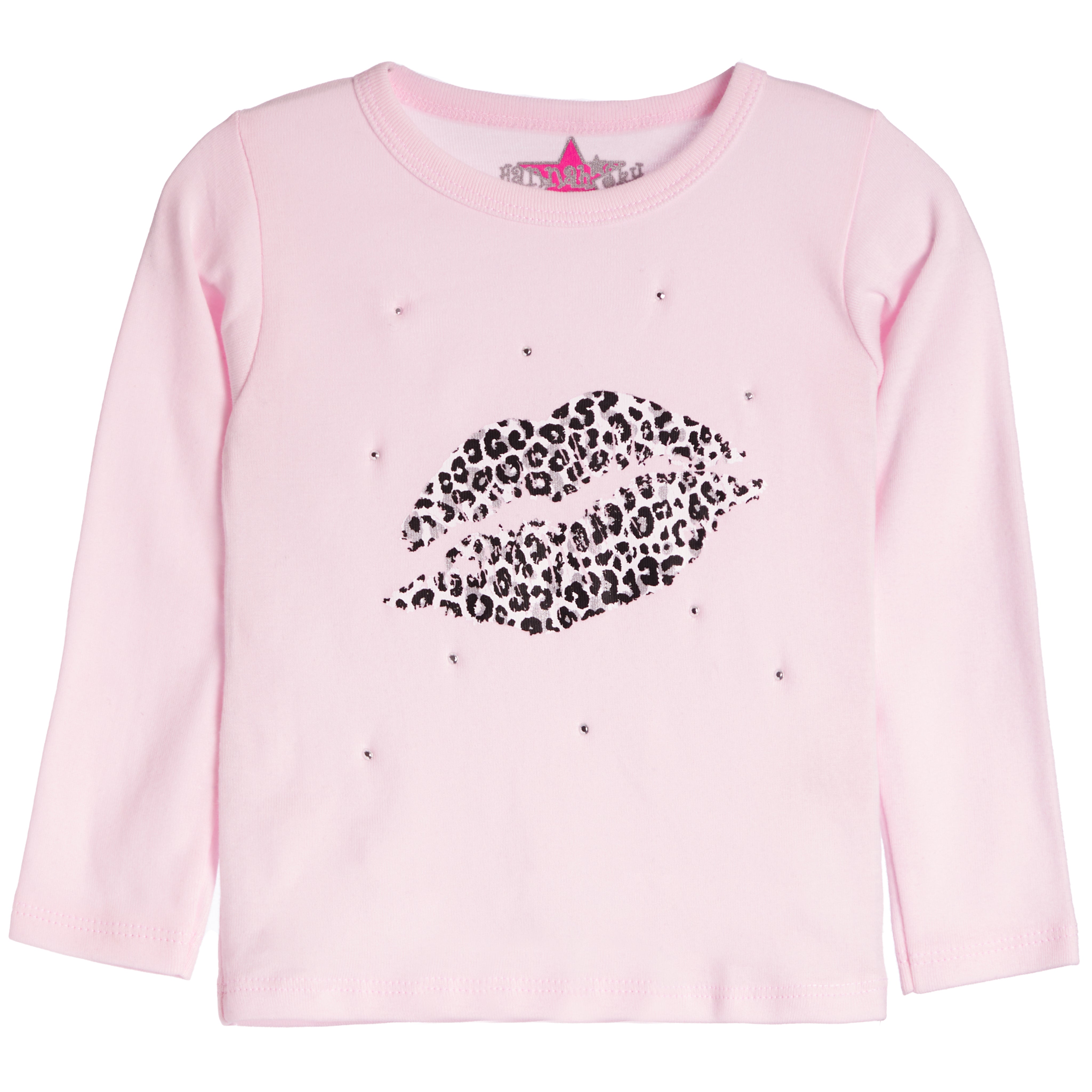 Stud Leopard Lips Tee - Denny's