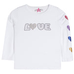 LOVE Glitter Hearts Tee - Denny's
