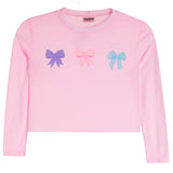 Three Bows Long Sleeve Tee - Denny's