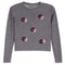 Tossed Lips Crop Tee - Denny's