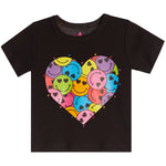 Smiley Heart Short Sleeve Tee - Denny's