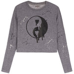 Long Sleeve Ying Yang With Splatter - Denny's