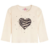 Zebra Stud Heart Tee - Denny's