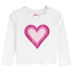 Long Sleeve With Pink Ombre Heart - Denny's