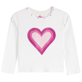 Long Sleeve With Pink Ombre Heart - Denny's
