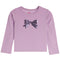 Long Sleeve With Lavender Sequin Bow - Denny's