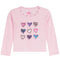9 Scribble Hearts Long Sleeve Tee - Denny's