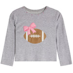 Football Bow Long Sleeve Shirt - Denny's
