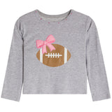 Football Bow Long Sleeve Shirt - Denny's