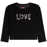 Metallic Love Long Sleeve Shirt - Denny's
