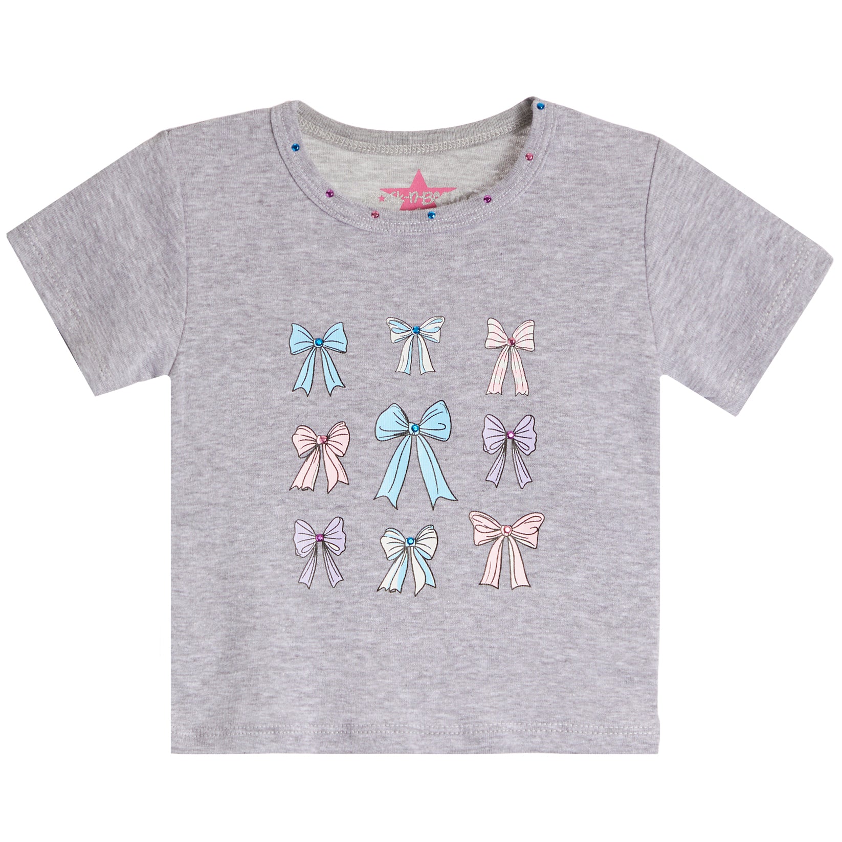 Multi Bows Short Sleeve Tee - Denny's
