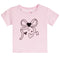 Black Bow And Plush Heart Short Sleeve Tee - Denny's