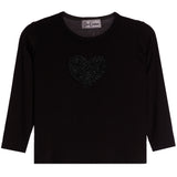 Sparkle Heart Long Sleeve Top